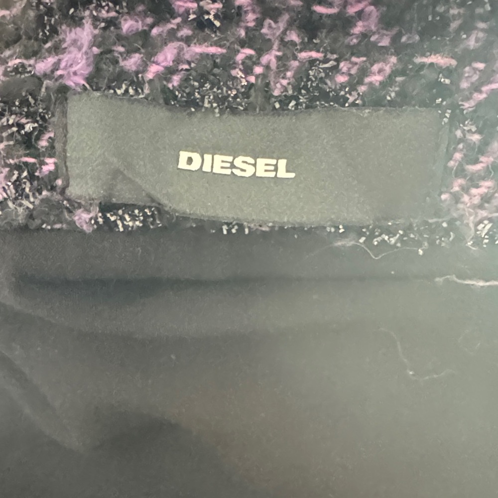Diesel Black and Purple Tweed Dress - Picture 2 of 10